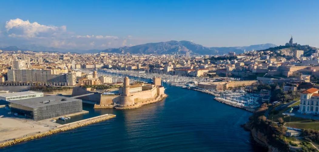 Vue Mer Le Panoramique Vieux-Port De Марсель Экстерьер фото
